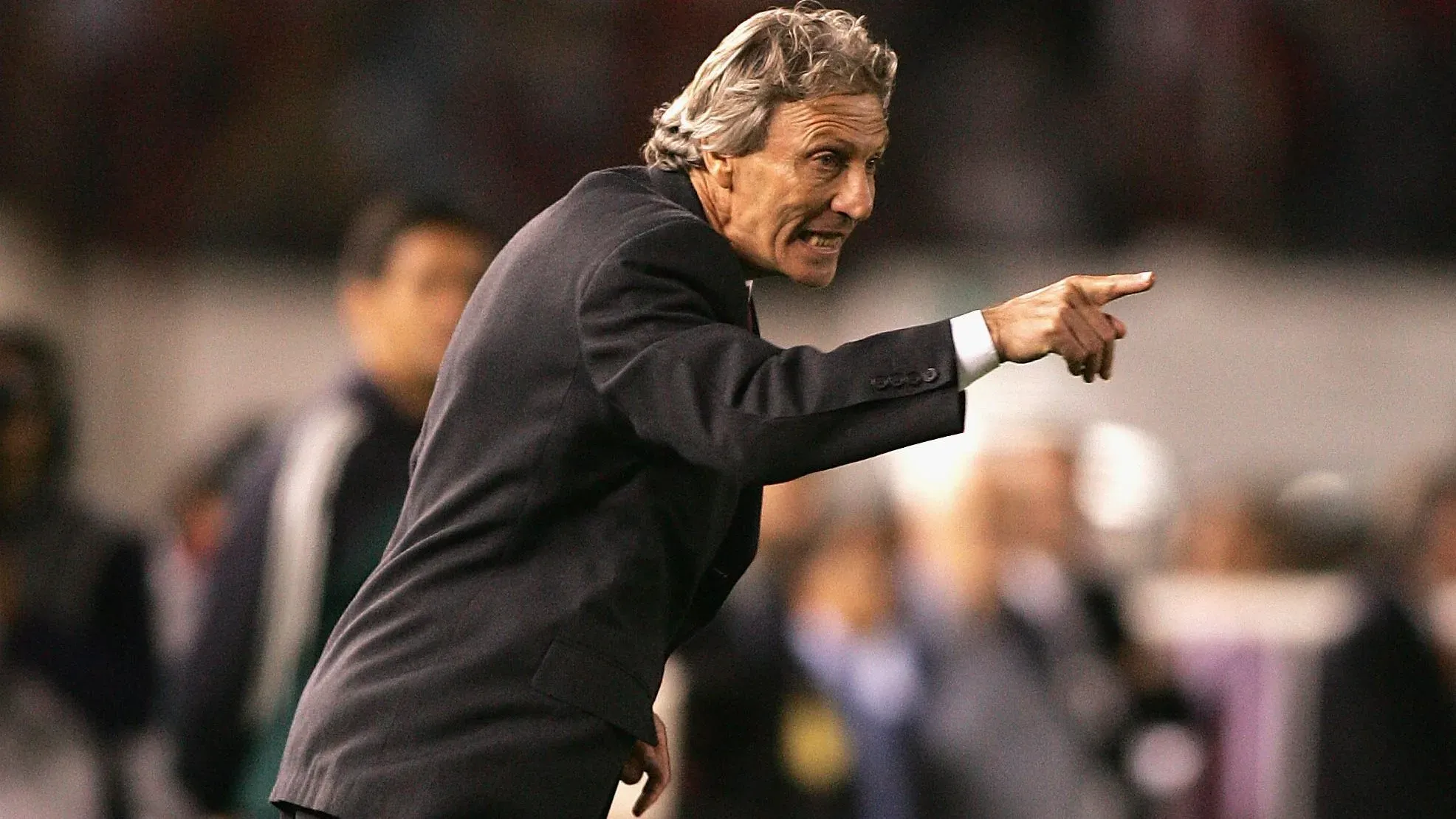 José Pekerman en su paso como entrenador de la Selección Argentina entre 2004 y 2006. Getty Images.