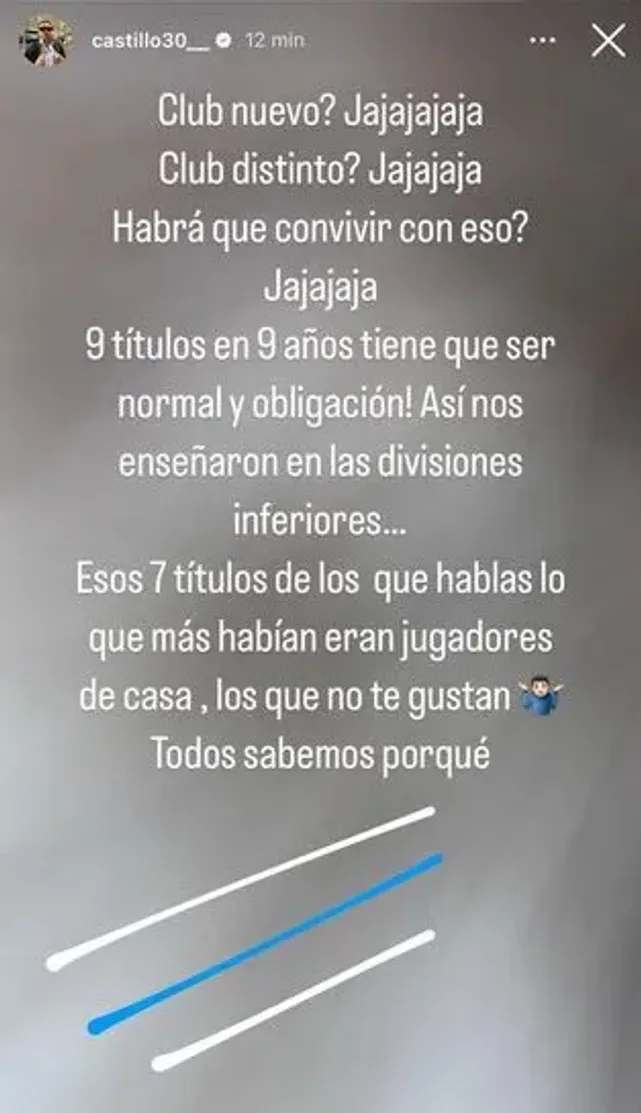 La publicación de Nico castillo