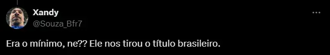 Torcedor do Botafogo reage à notícia do pagamento da multa. Foto: Reprodução/ Twitter