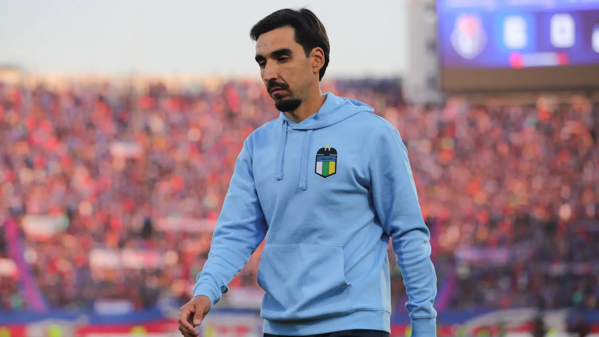 Francisco Meneghini deja la banca de O’Higgins para llegar a la U. Foto: Photosport.