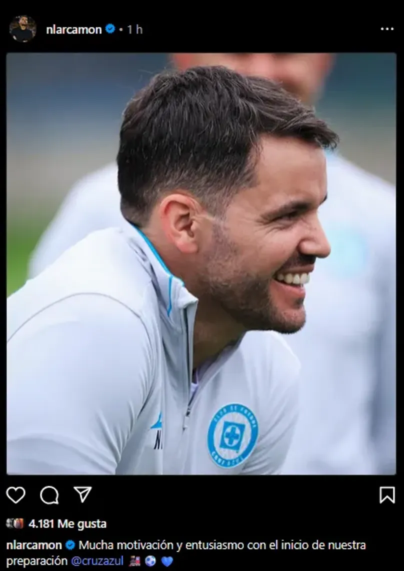 El mensaje de 10 palabras de Nicolás Larcamón a horas de debutar con Cruz Azul. Noticias en tiempo real