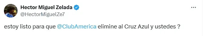 El ex arquero americanista calentó la previa del Clásico Joven con un encendido mensaje.         El Clásico Joven vuelve a ser el centro de todas las miradas. No solo por lo que está en juego, sin