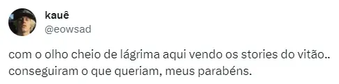 Vitão desabafa sobre ataques dentro e fora da internet: 'Estou ficando  doente