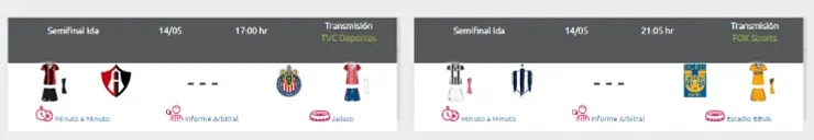 semifinal liga mx femenil