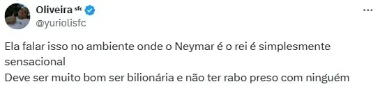 Internauta defende fala de Leila Pereira