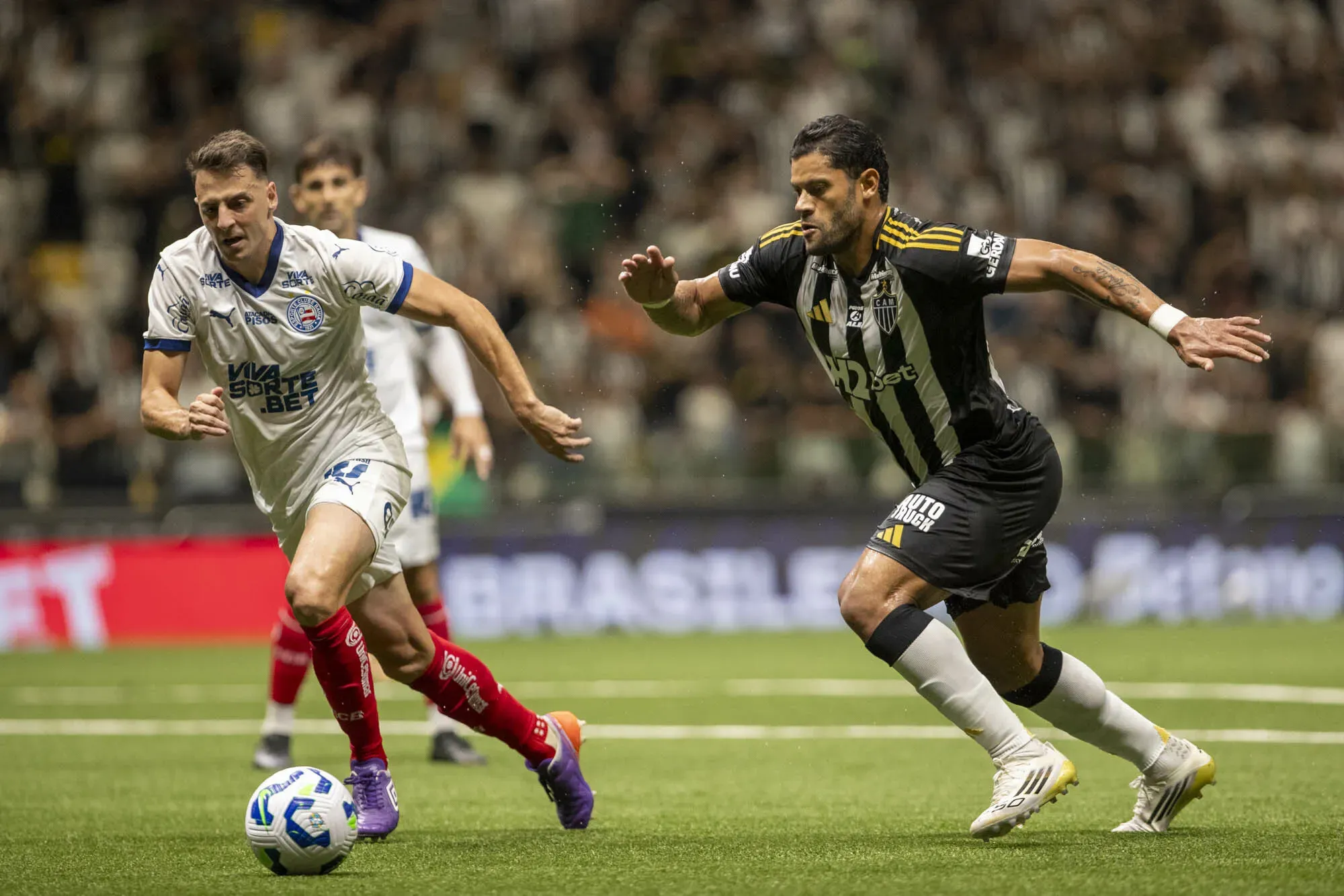 Atlético-MG venceu o Bahia pelo Brasileirão. Foto: Fernando Moreno/AGIF