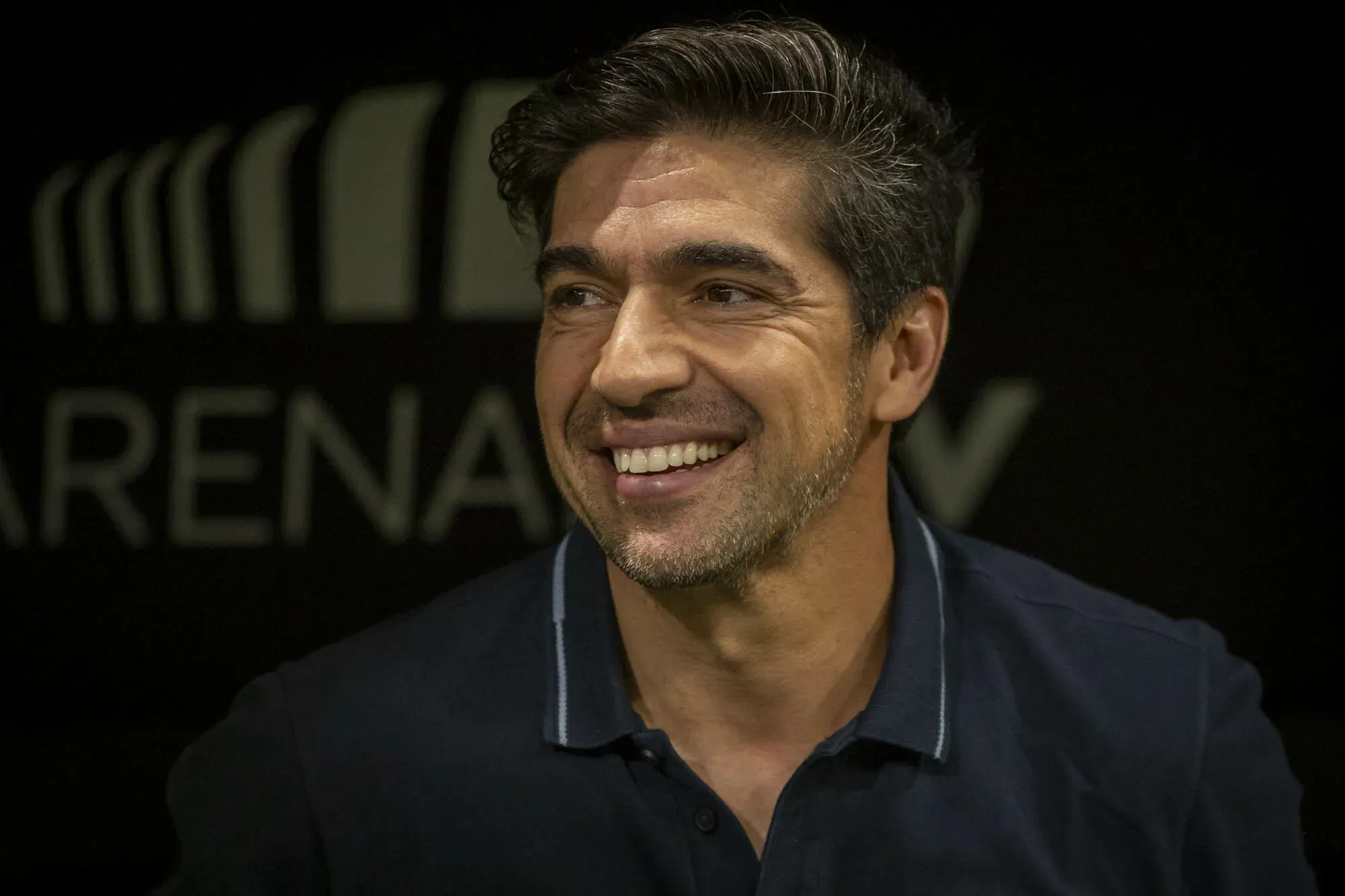 MG – BELO HORIZONTE – 03/12/2025 – BRASILEIRO A 2025, ATLETICO-MG X PALMEIRAS – Abel Ferreira tecnico do Palmeiras durante partida contra o Atletico-MG no estadio Arena MRV pelo campeonato Brasileiro A 2025. Foto: Fernando Moreno/AGIF