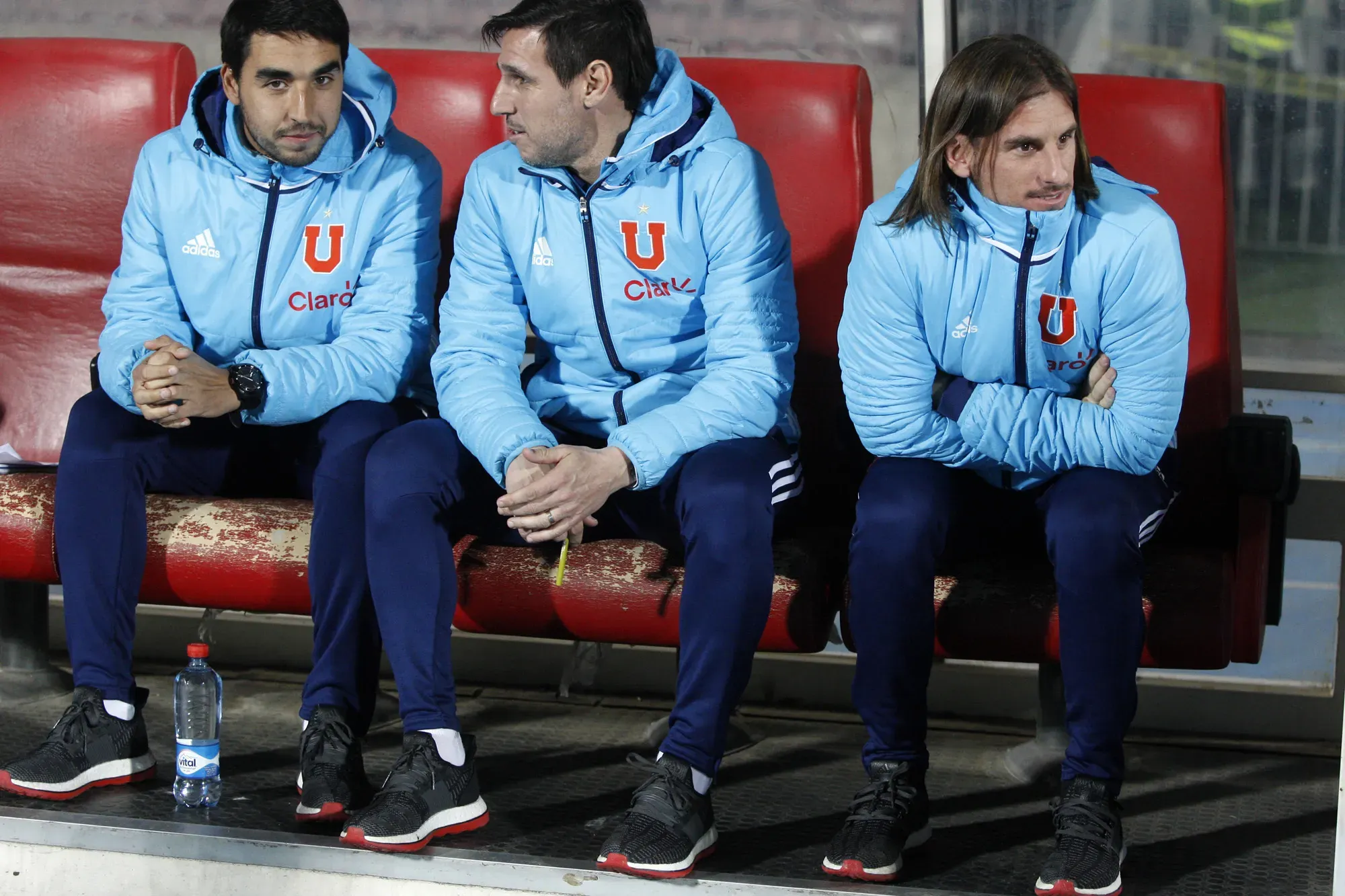 Francisco Meneghini y Nicolás Diez en la U de Beccacece.