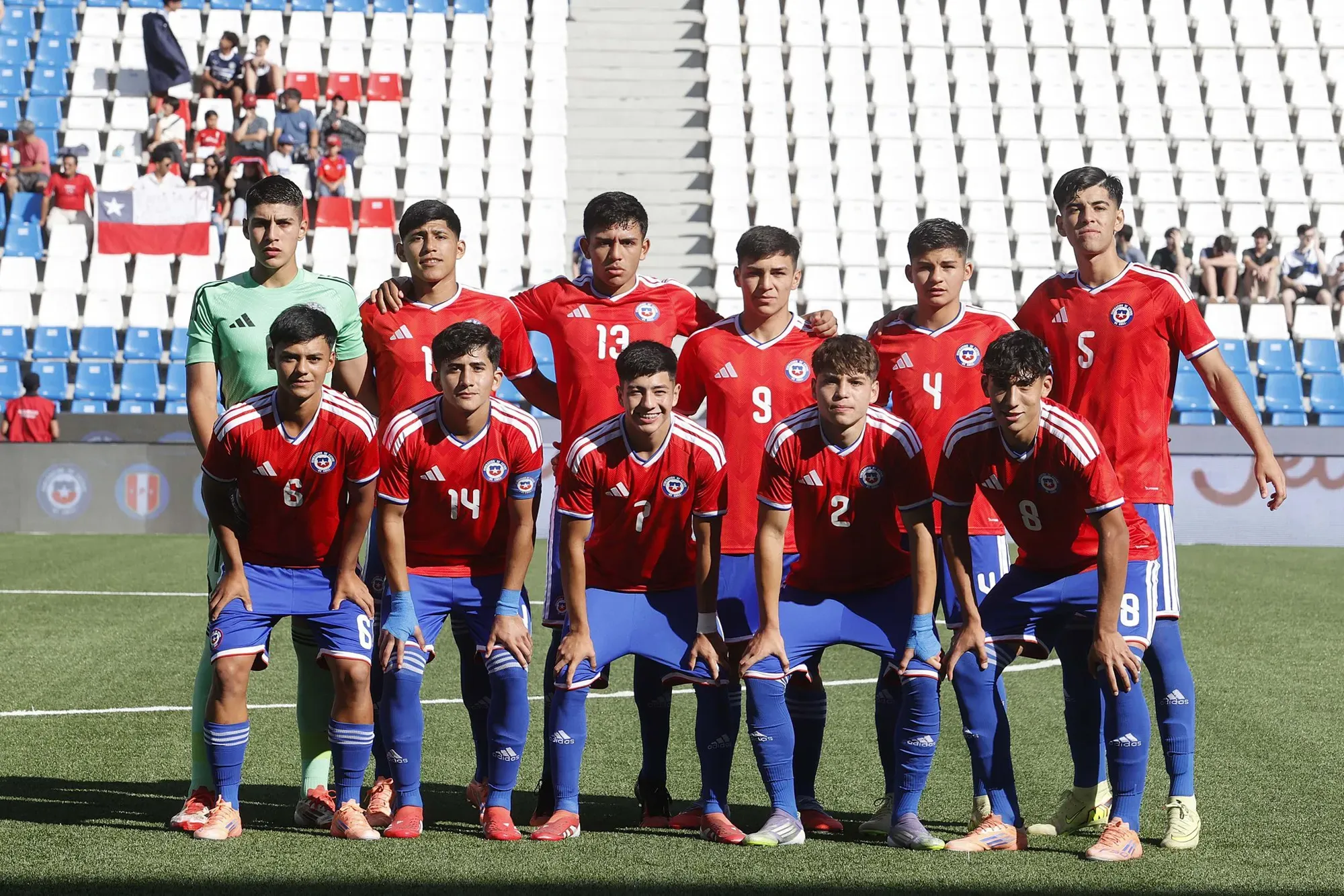 La Roja sub 16 ante Colombia.