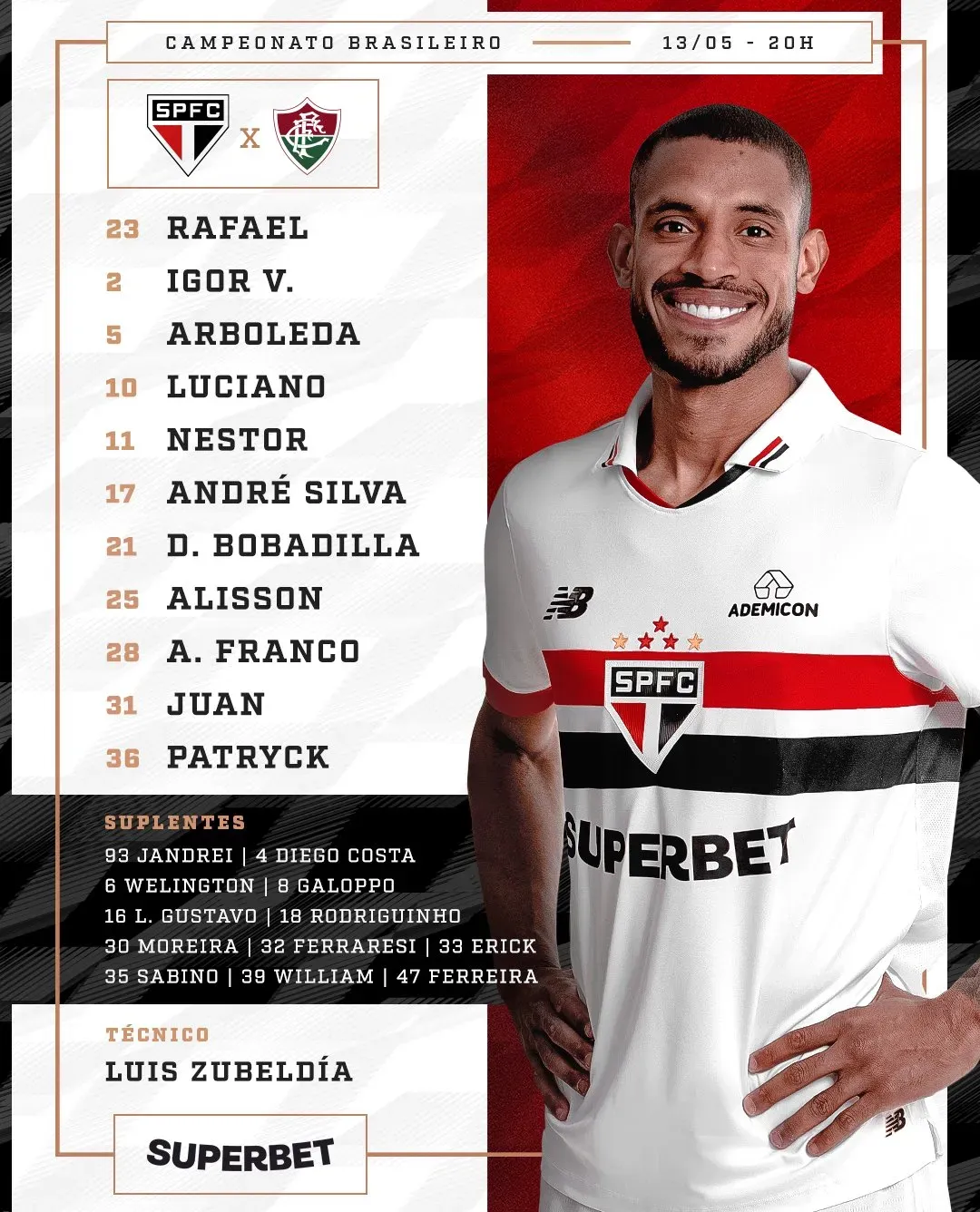 Foto: rede social X / São Paulo.