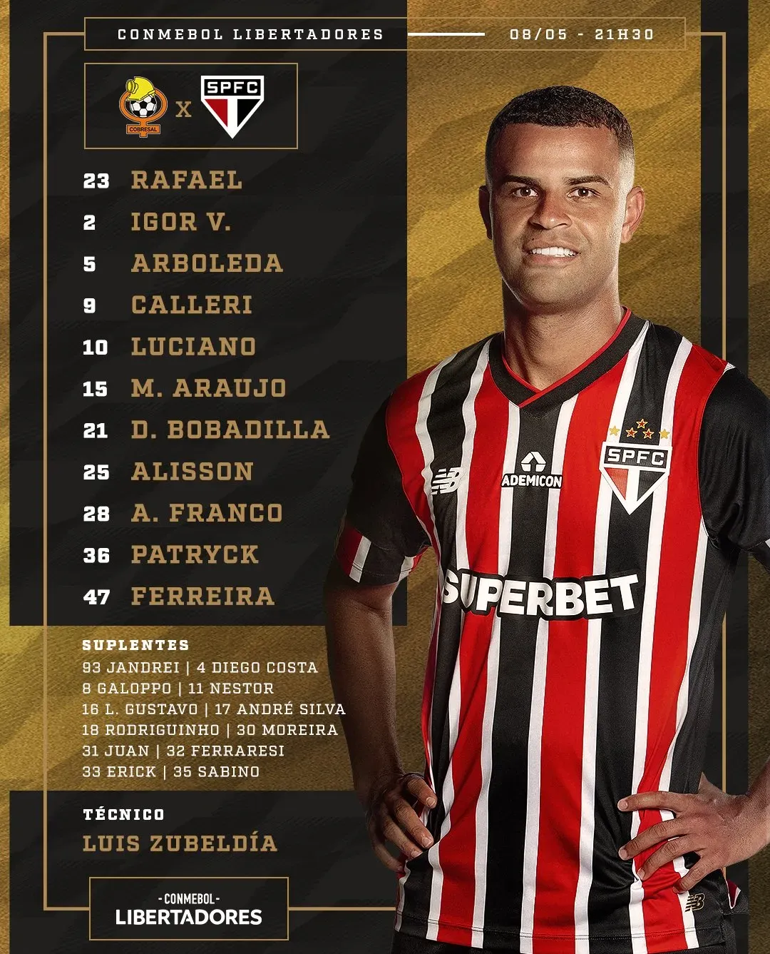 Foto: rede social X / São Paulo.