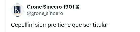 Hinchas de Alianza Lima destacan a Pablo Ceppelini. (Foto: X)