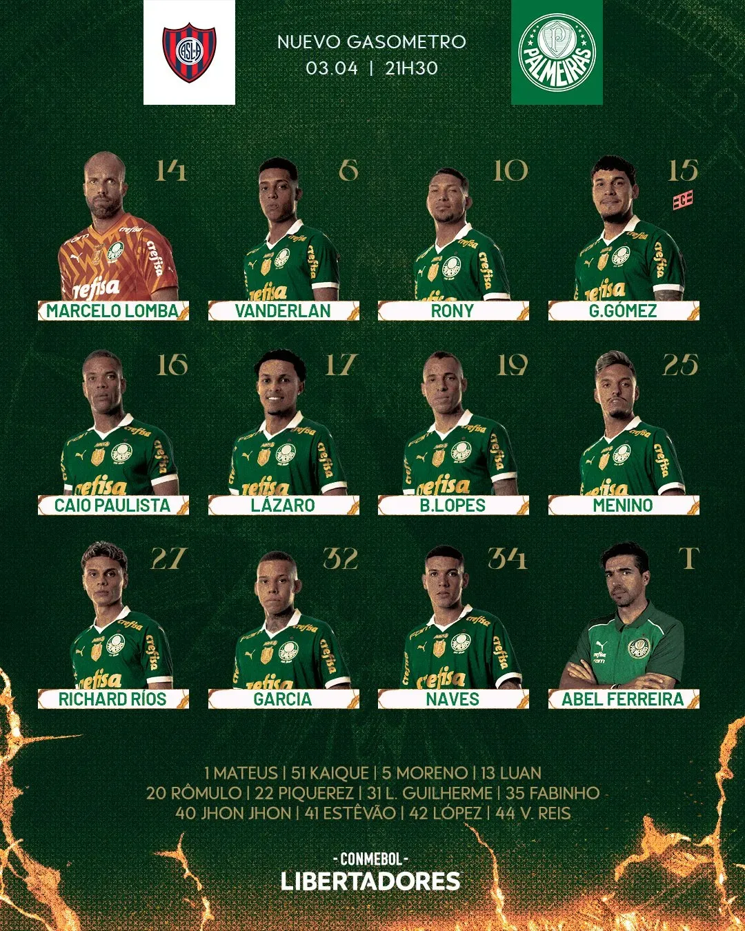 Foto: rede social X / Palmeiras