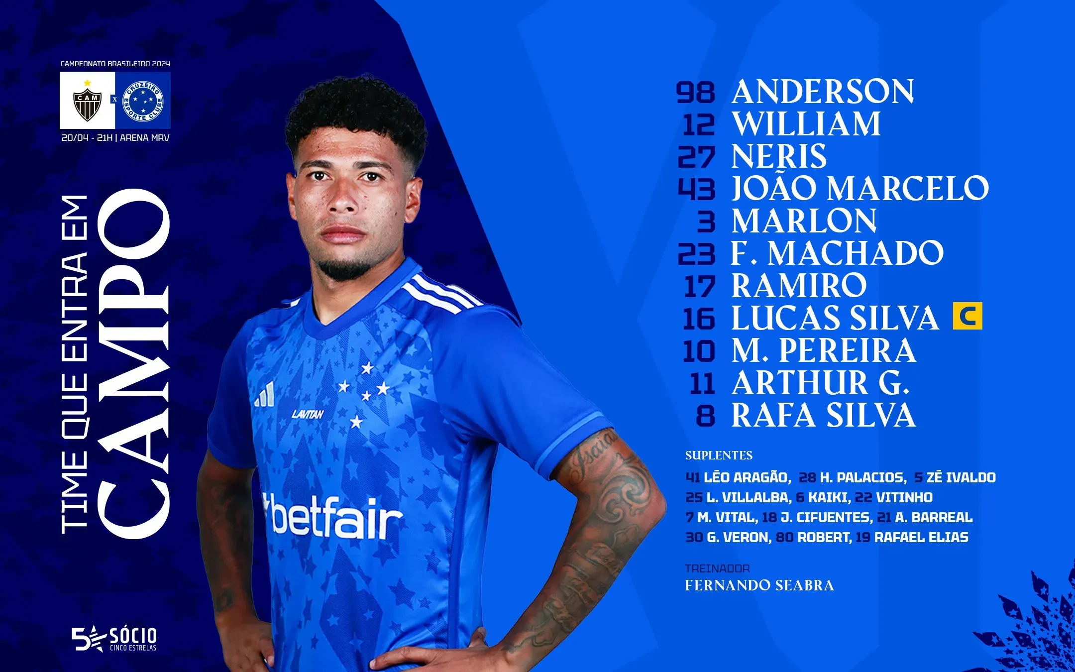 Foto: rede social X / Cruzeiro