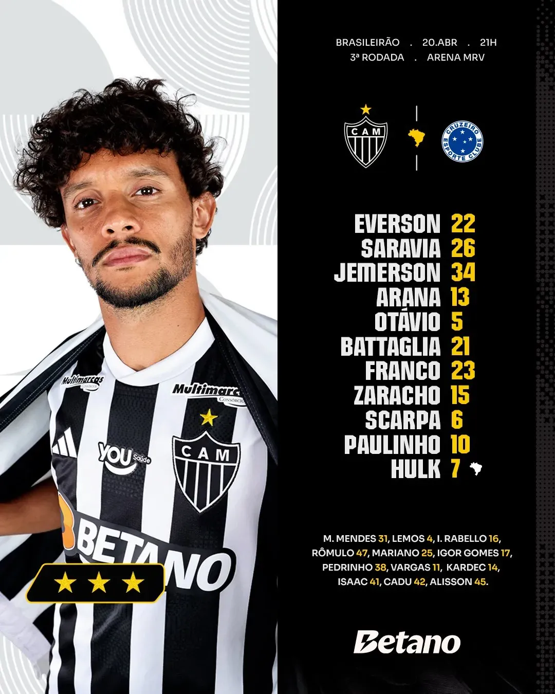 Foto: rede social X / Atlético