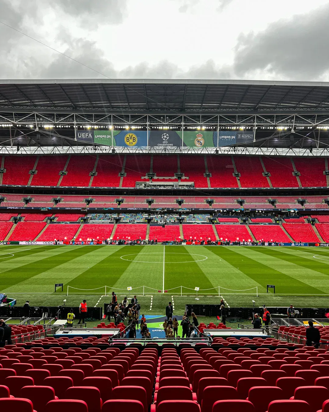 Estádio de Wembley. Foto: rede social X / Real Madrid.