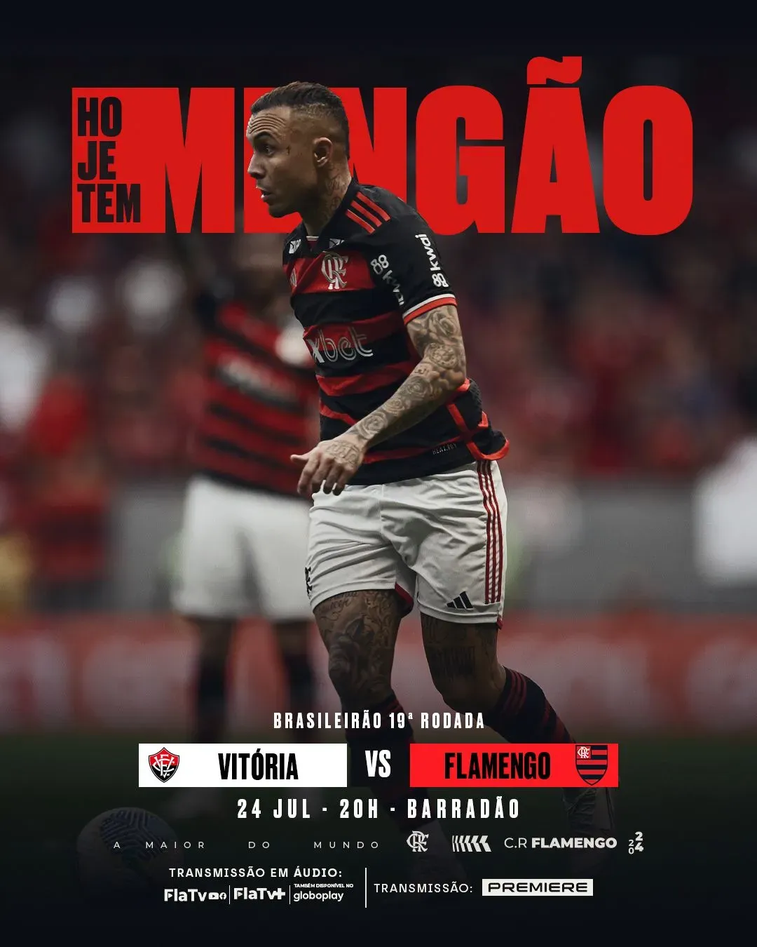 Foto: rede social X / Flamengo.