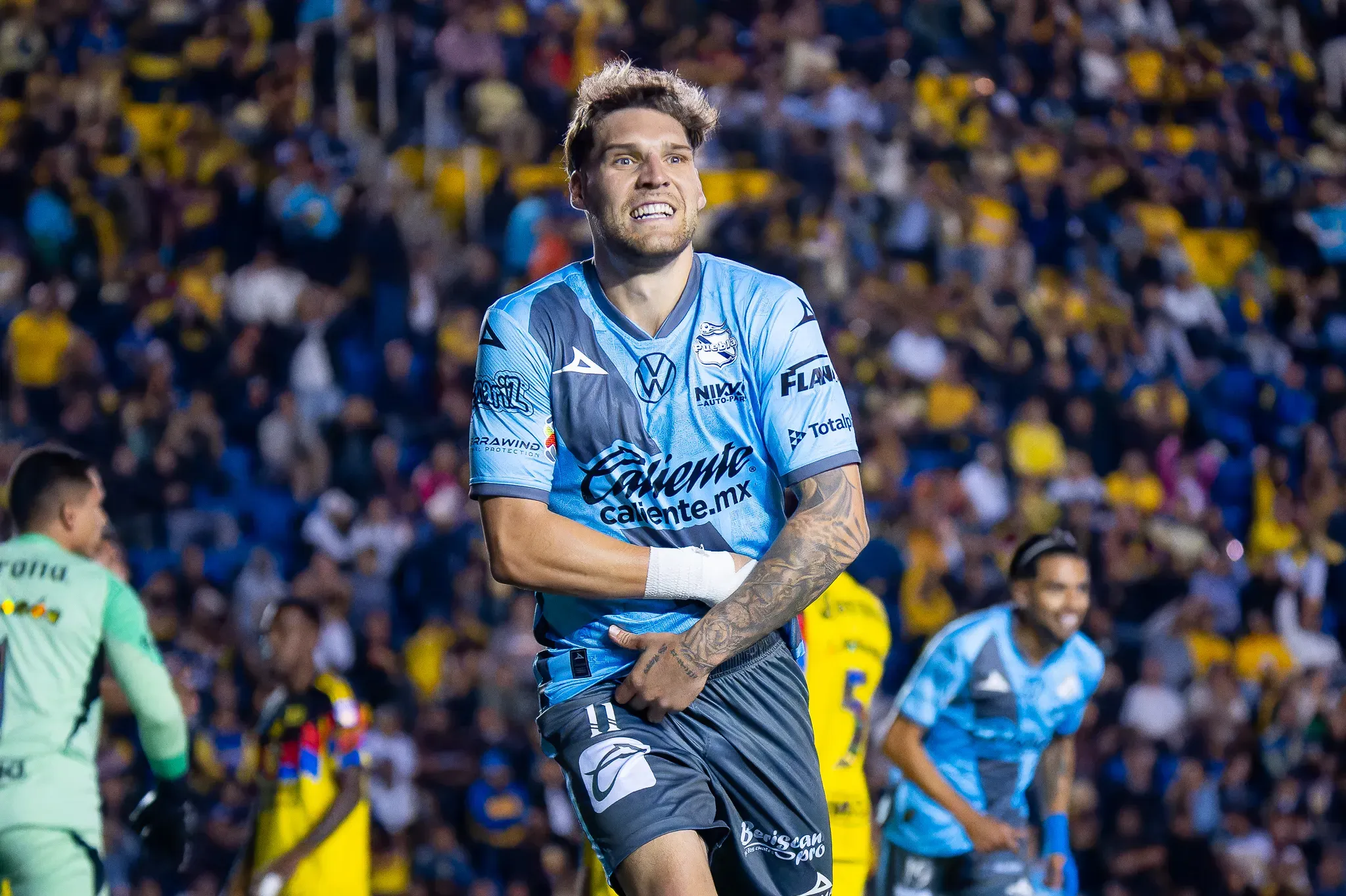 Emiliano Gómez in action