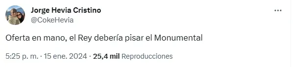 El mensaje de Coke Hevia y su información de Arturo Vidal en Colo Colo.