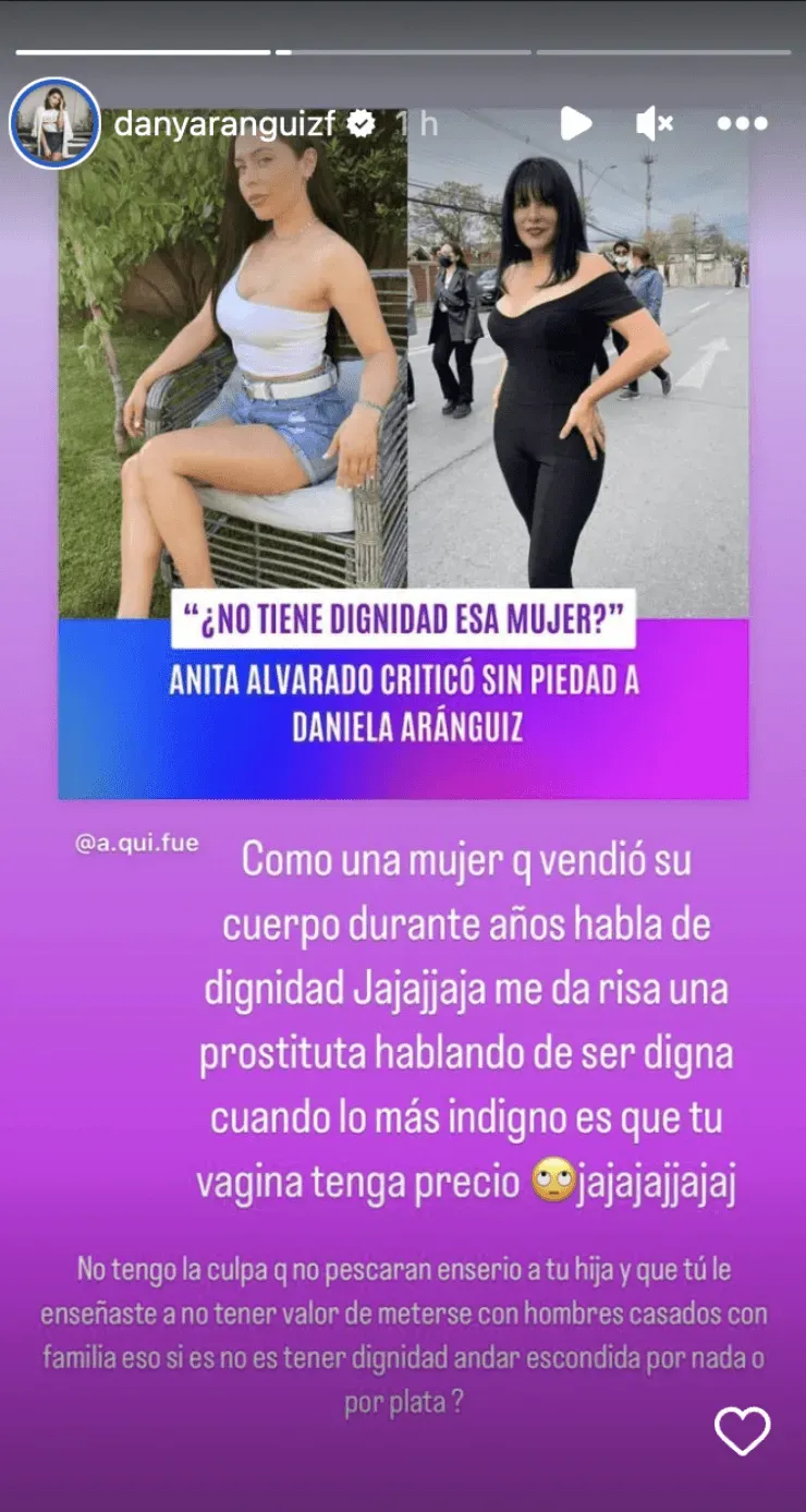 Daniela Aránguiz Instagram