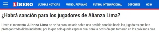 ¿Alianza Lima sancionará a los “juergueros”? | Créditos: Diario Libero.