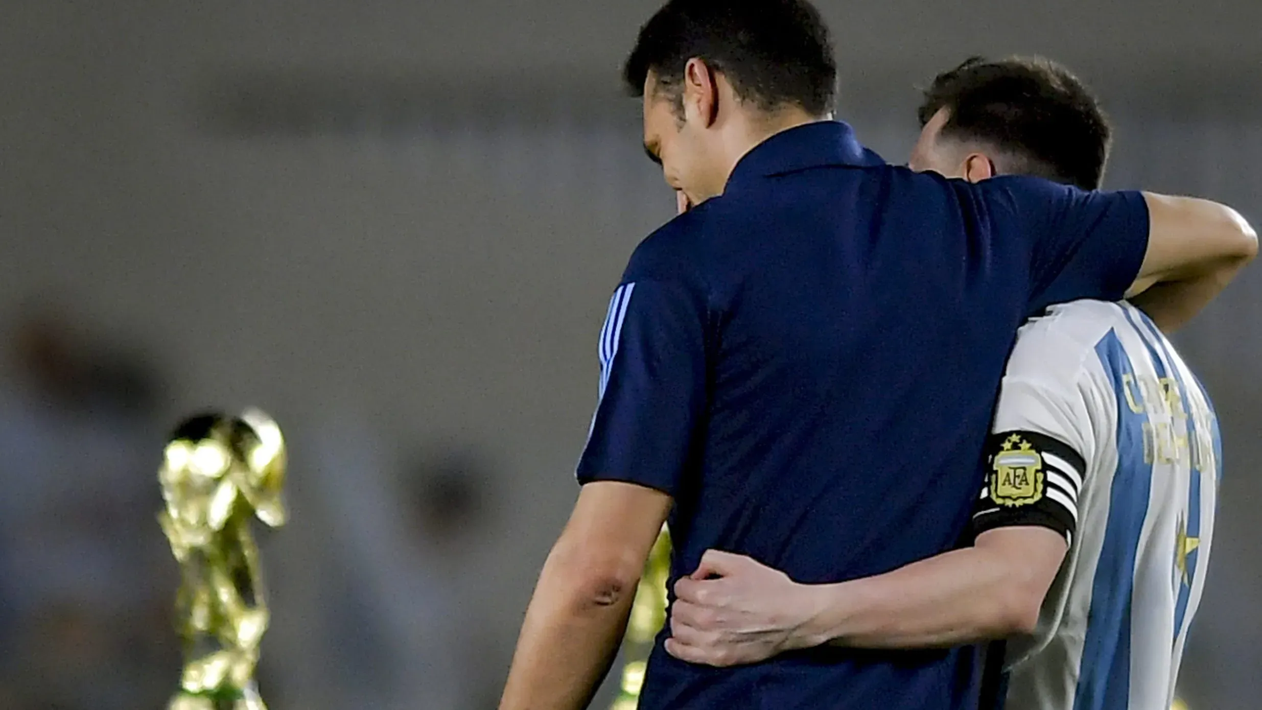 Lionel Scaloni no sabe si podrá contar con Lionel Messi en la próxima Copa del Mundo. Getty Images.