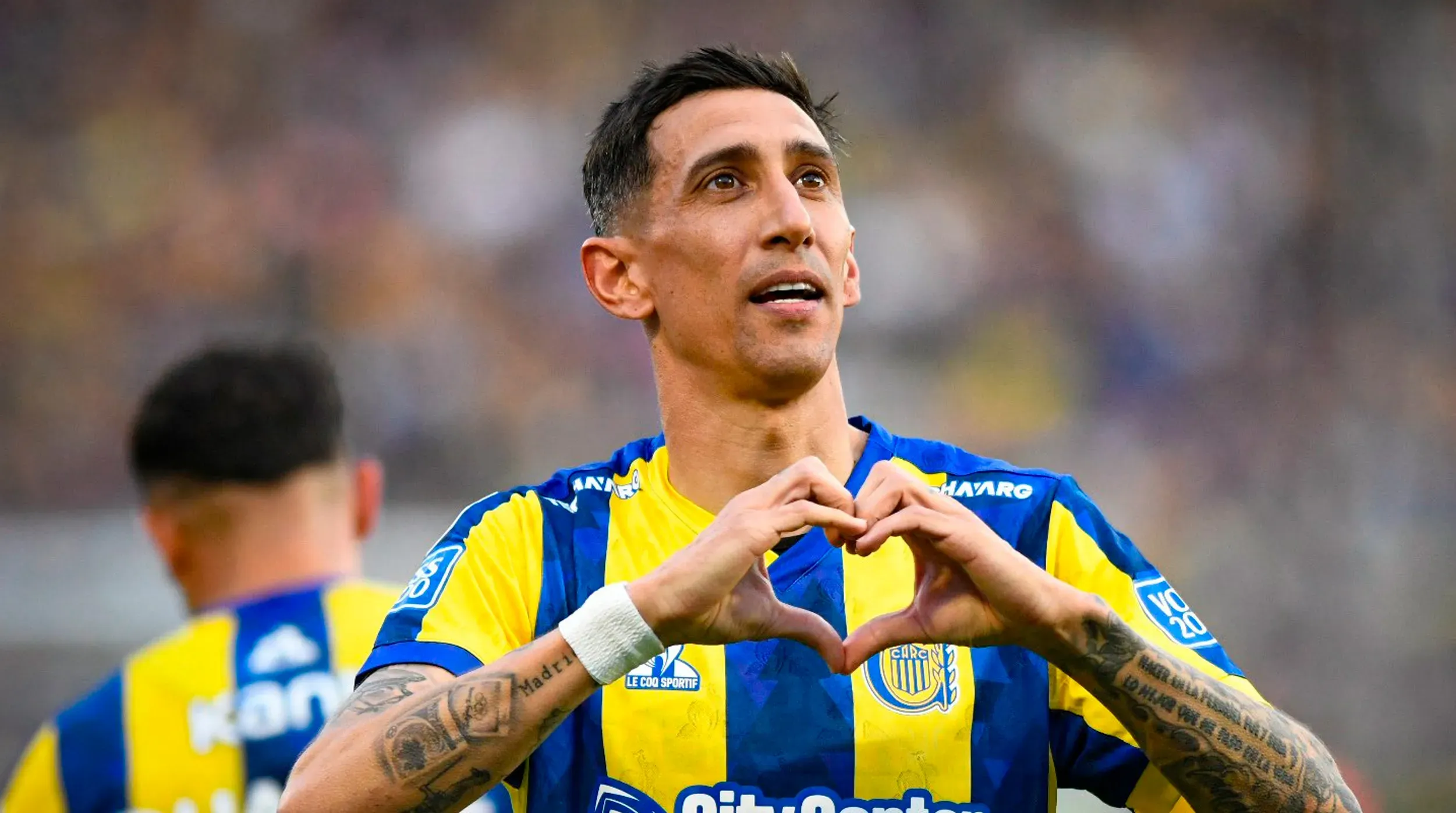 Ángel Di María, futbolista argentino de Rosario Central.