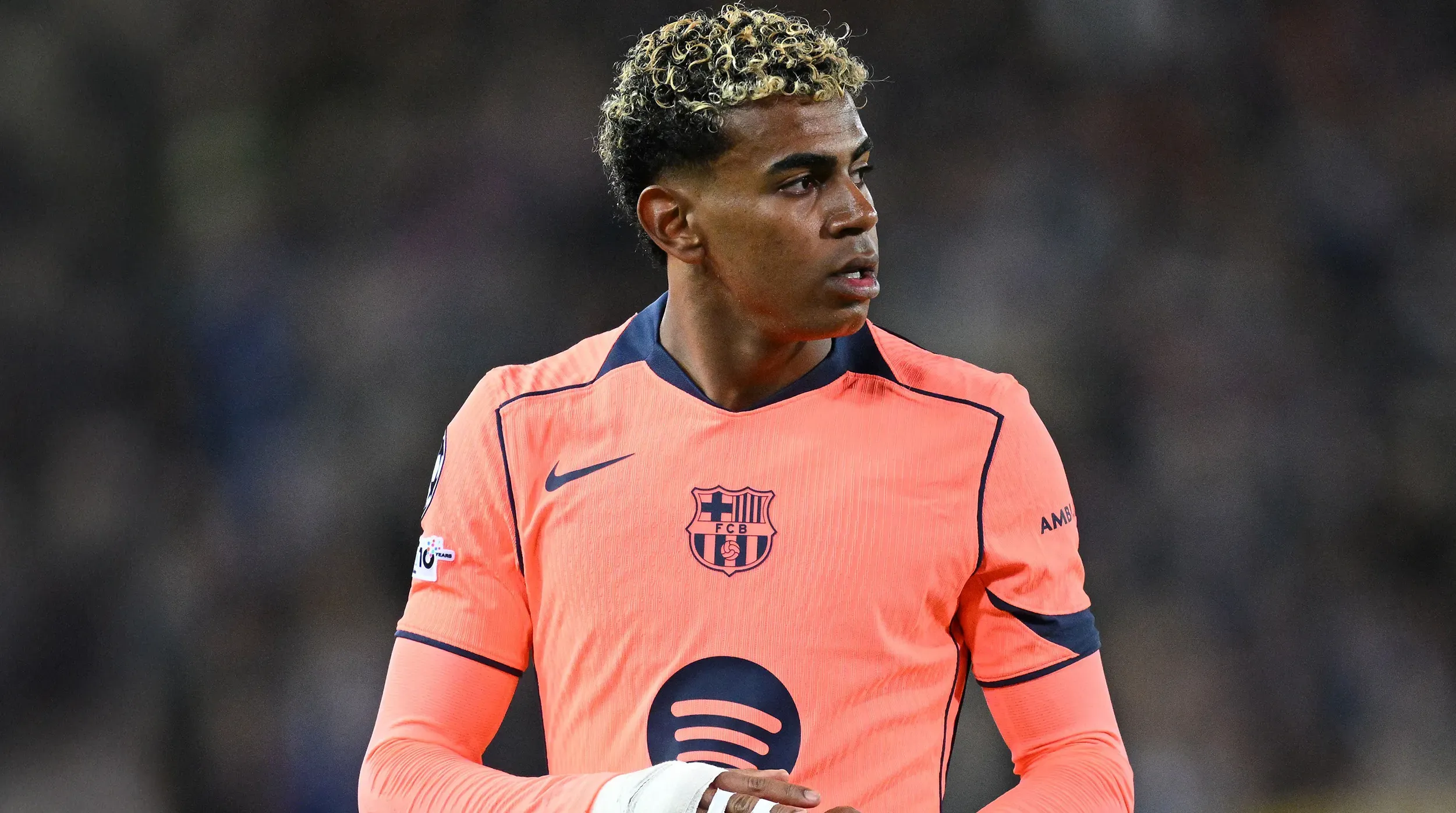 Lamine Yamal, ausente vs. Athletic Club. (Getty Images)