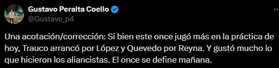 Miguel Trauco y Kevin Quevedo gustaron mucho a óscar Ibáñez (Foto: X).