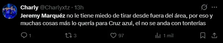 Elogios a Jeremy Márquez. (X)