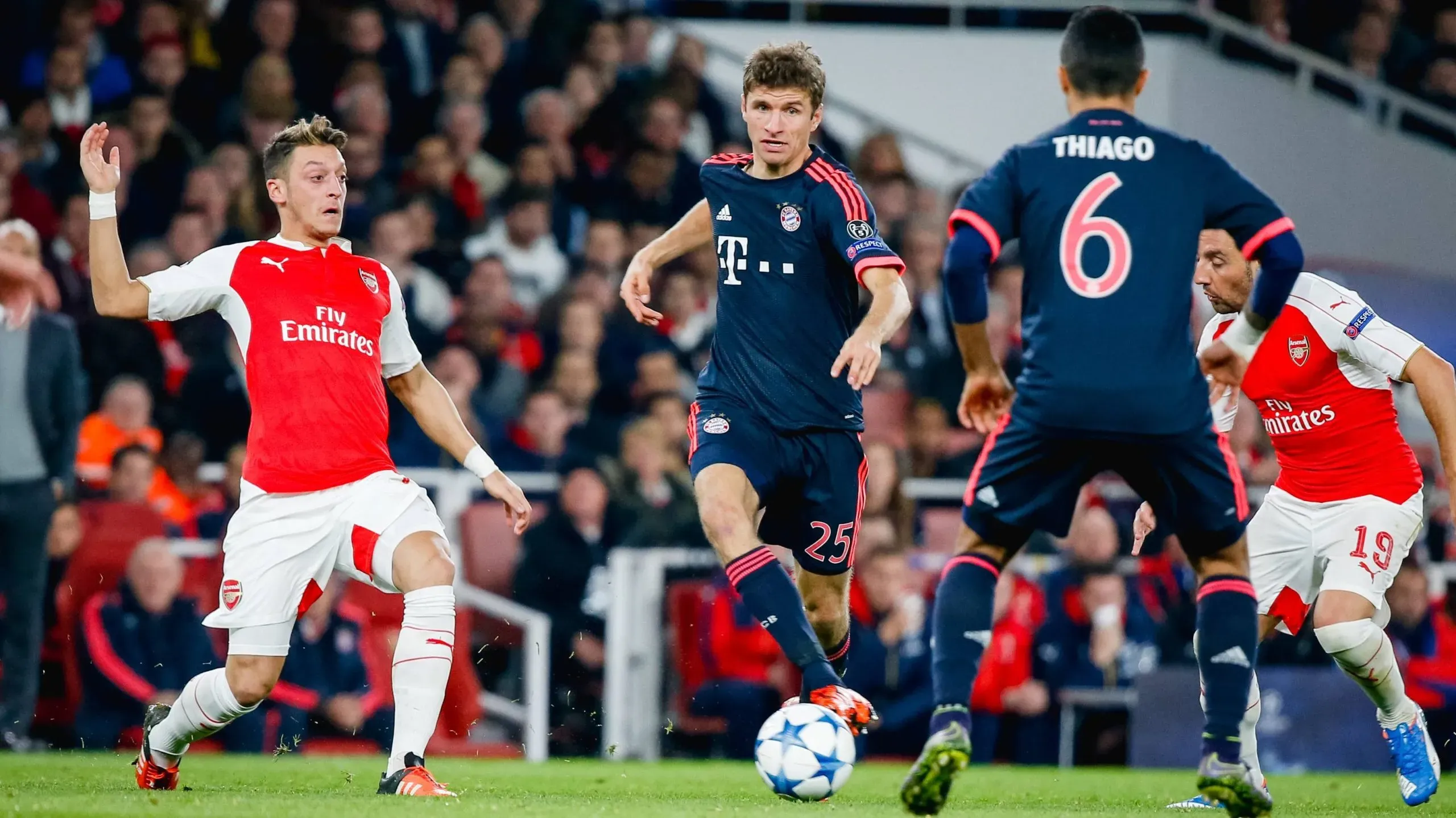 Arsenal vs Bayern, cuartos de final de la Champions 2023-24. (IMAGO)