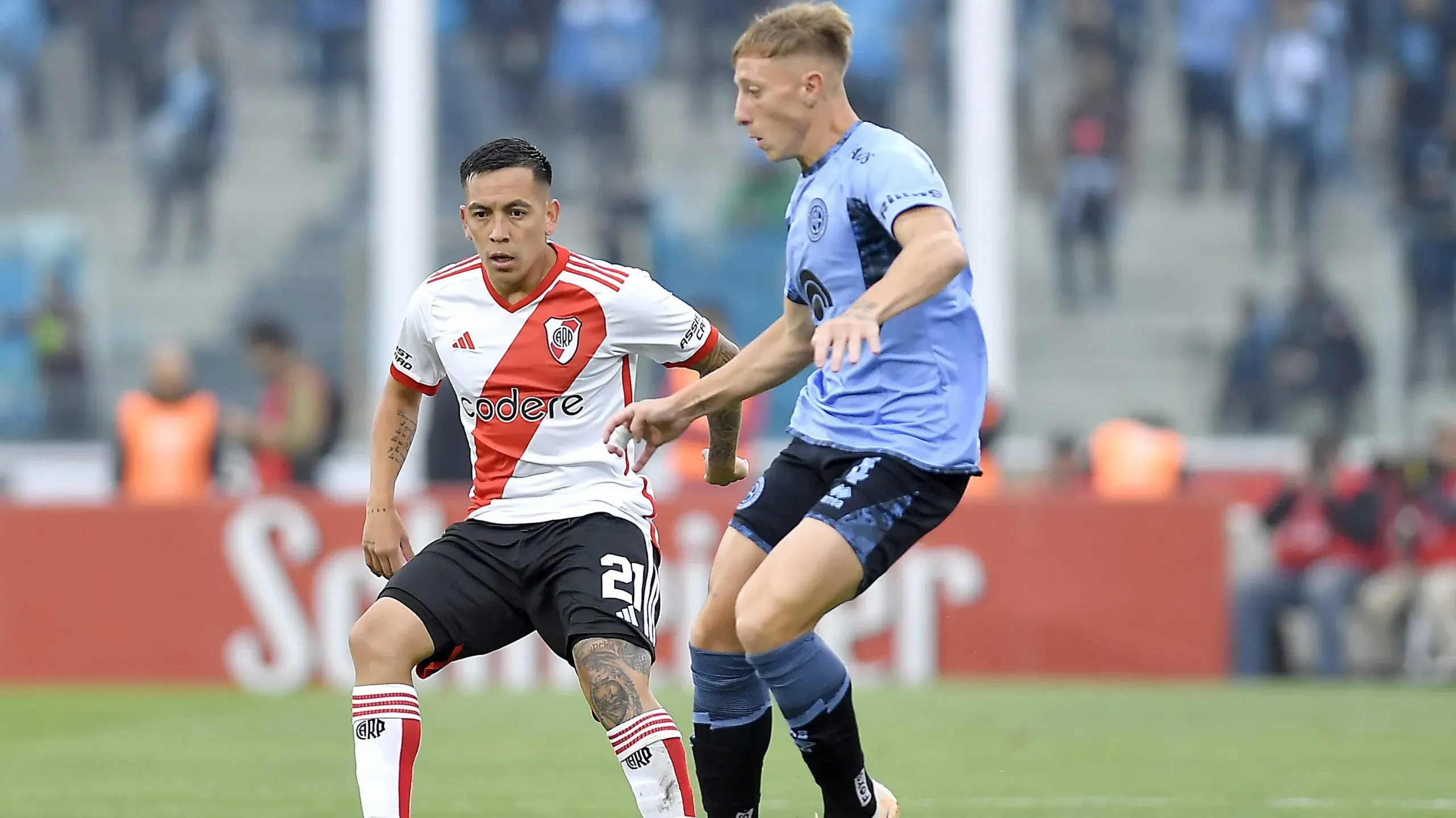 Barigana jugó un gran partido ante River. (Getty)