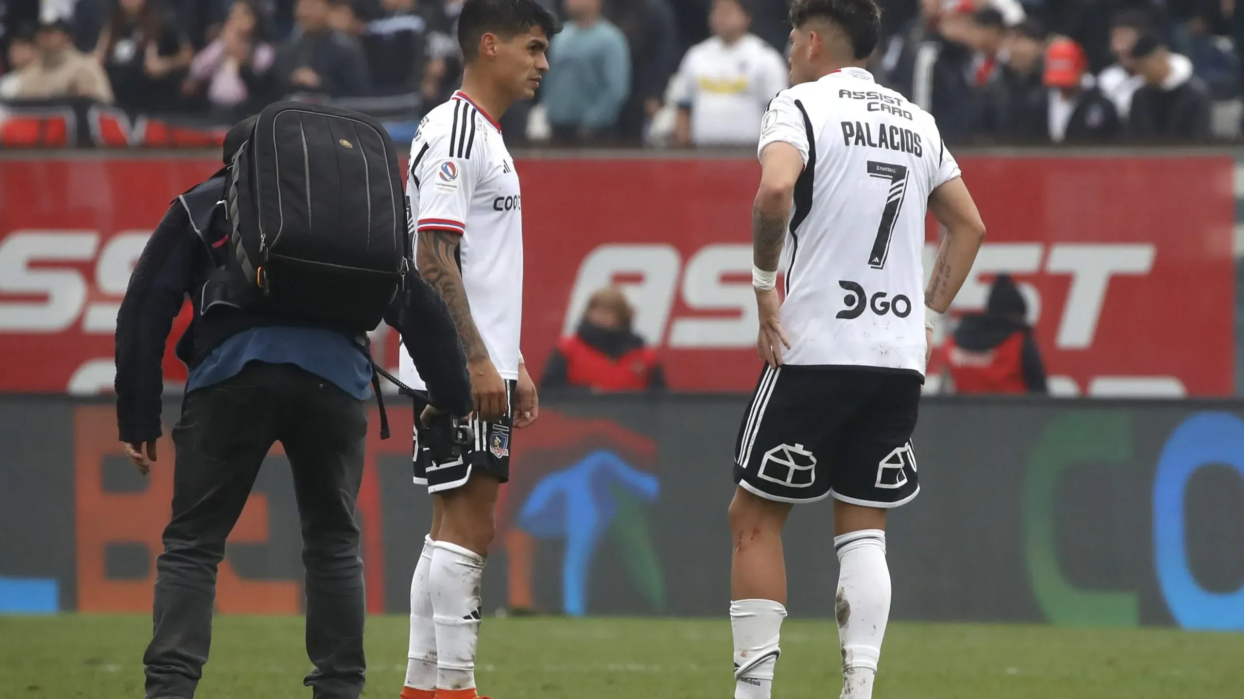 Colo Colo preocupado por Carlos Palacios en la previa del partido por Copa Sudamericana ante América Mineiro (Jonnathan Oyarzun/Photosport).