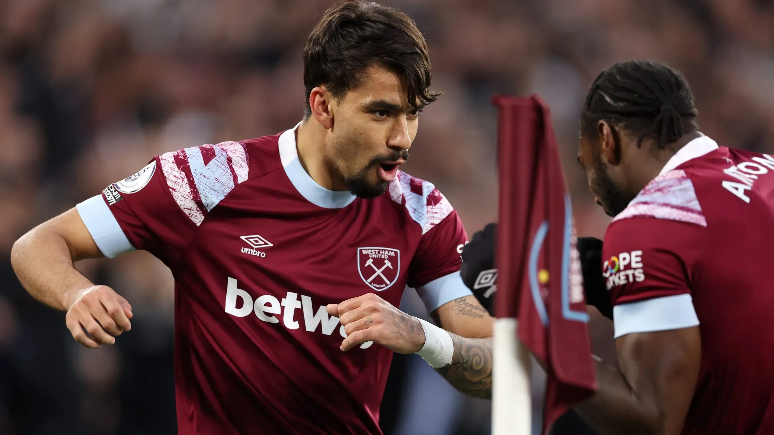 Manchester City pone oferta millonaria sobre la mesa del West Ham para llevarse a Lucas Paquetá (Photo by Julian Finney/Getty Images).