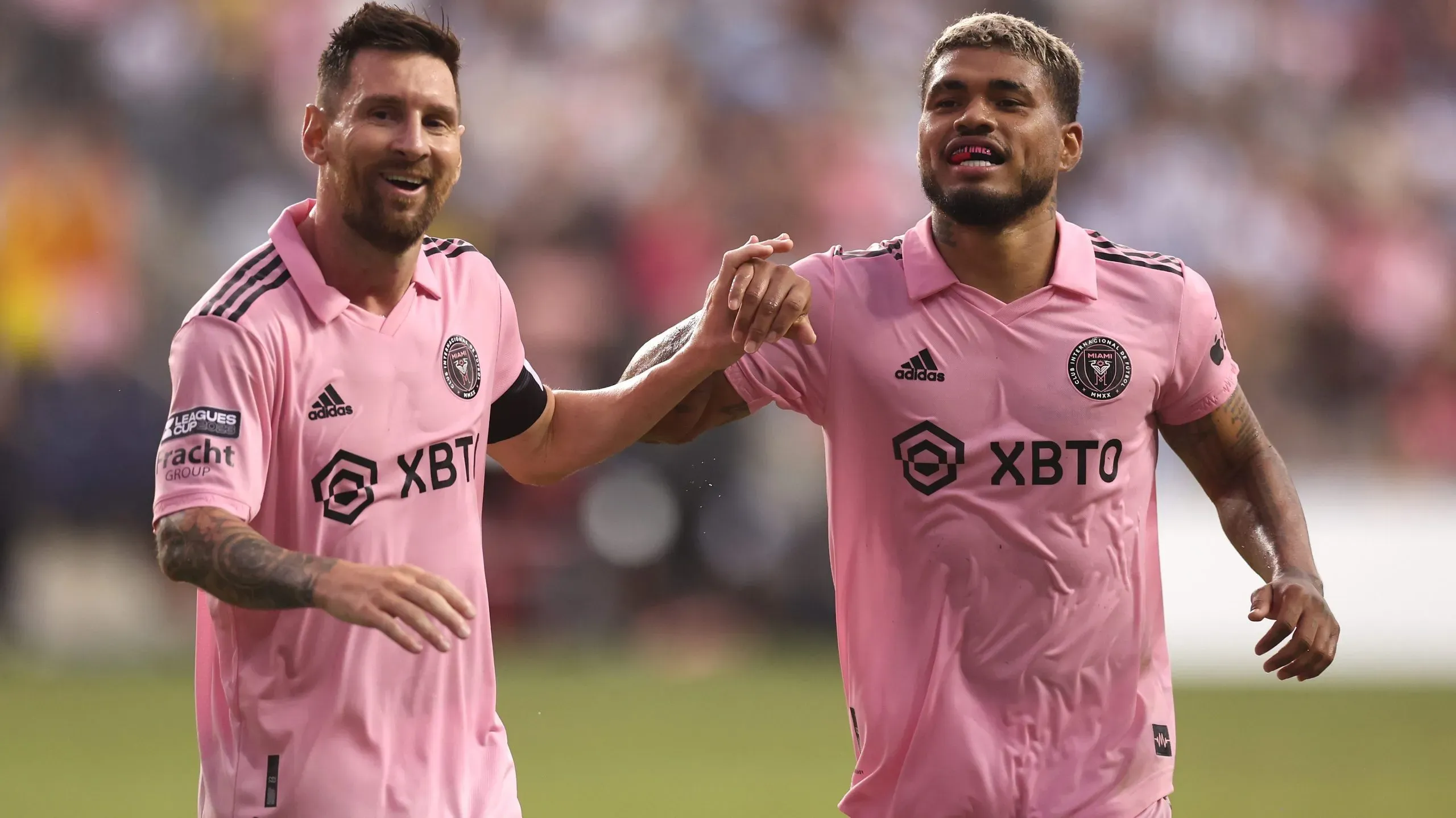 Messi y Martínez en Inter de Miami (Getty Images)