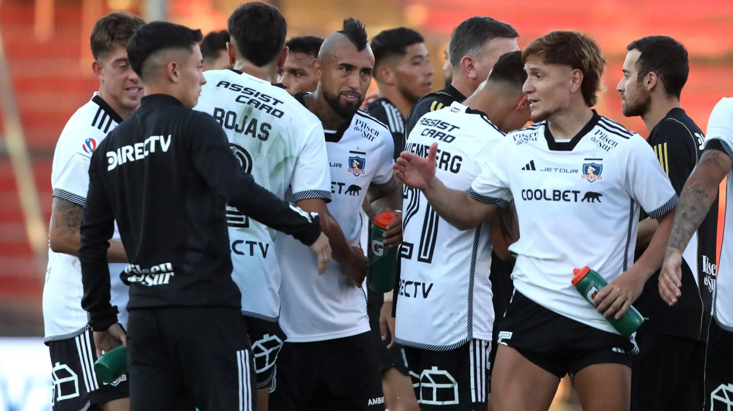 Colo Colo tras vencer 3-0 a Unión Española (Photosport)