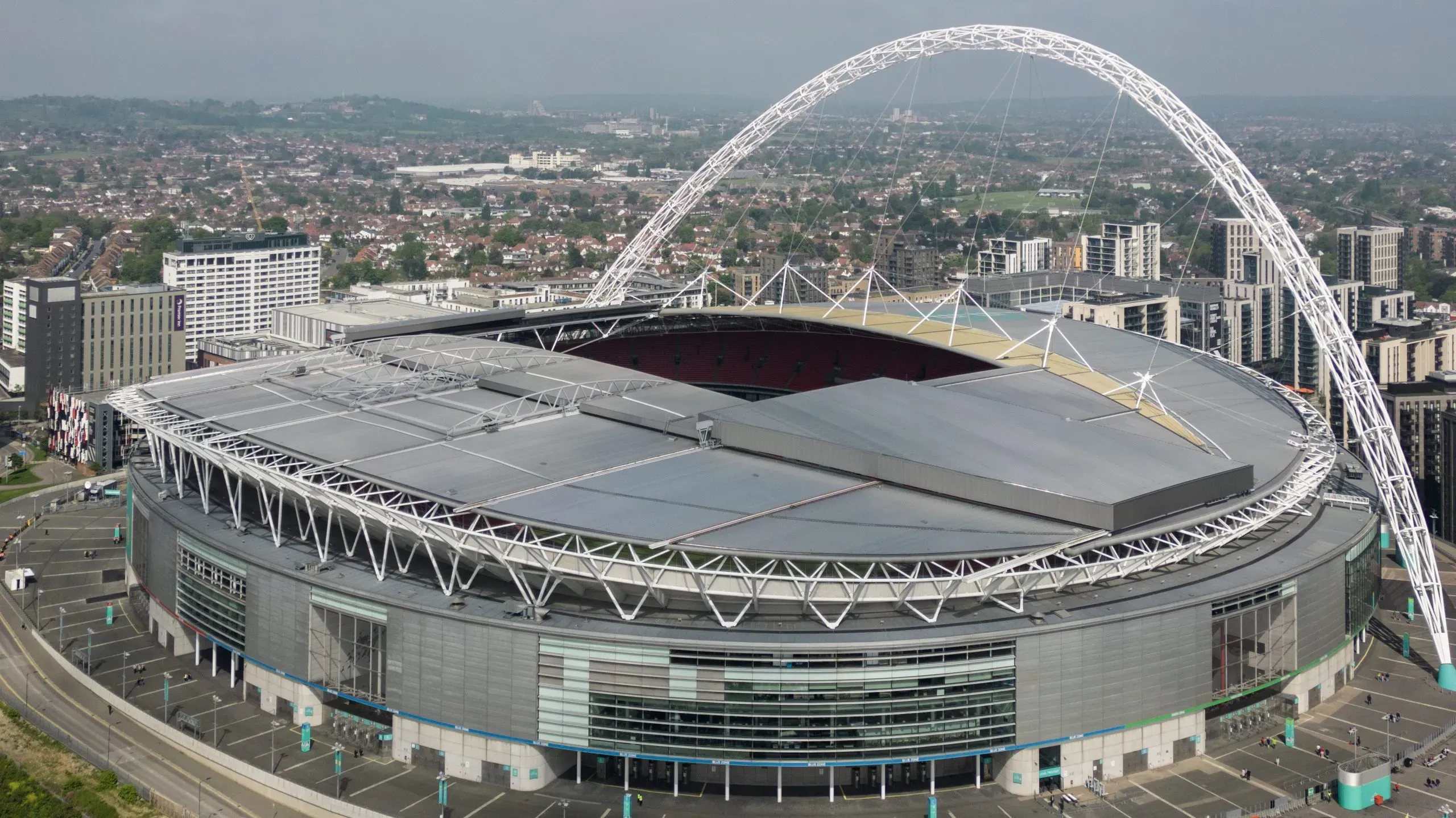 Wembley, el principal apuntado para que se desarrolle la Final de la Euro 2028. Getty Images.