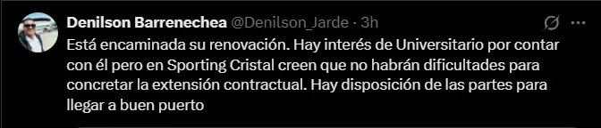 Fuente: @Denilson_Jarde
