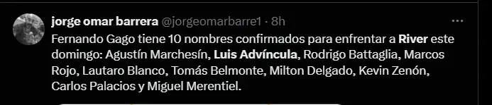 Luis Advíncula sería titular en el River Plate vs. Boca Juniors