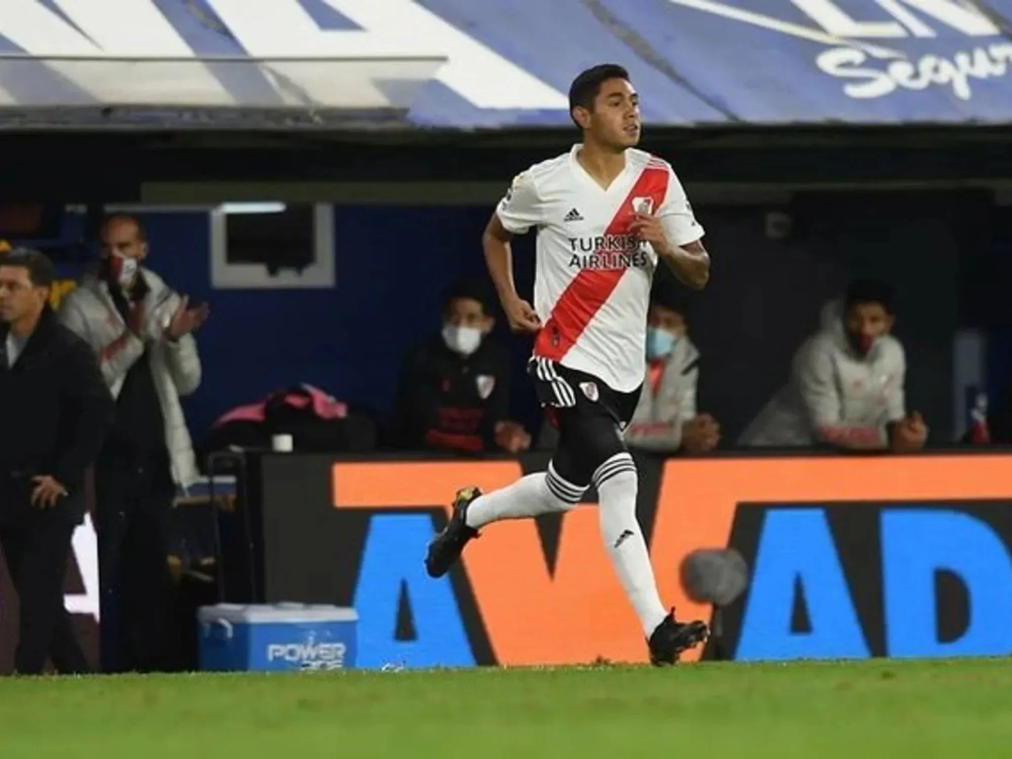 El debut de Daniel Lucero en Primera División se dio en un Superclásico ante Boca.