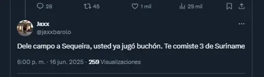 Mensajes de hinchas sobre Keylor Navas en X.