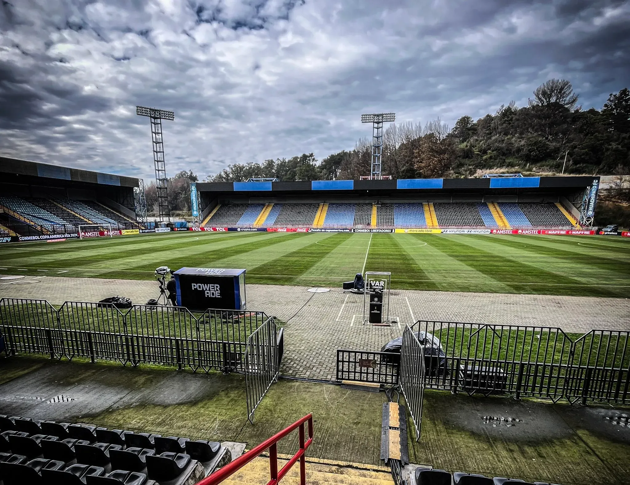 Estádio CAP. Foto: rede social X / Huachipato.