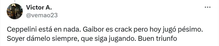 Hinchas de Alianza enojados con Ceppelini. (Foto: Captura X)