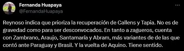 Periodista del Diario Depor explica sobre Tapia y Callens. (Foto: Twitter).