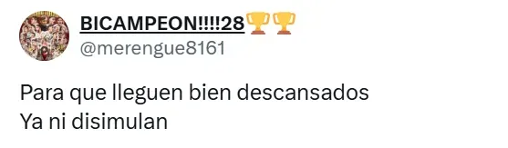 Hinchas de Universitario se quejaron de la suspensión del partido de Alianza. (Foto: Captura X)