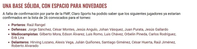 Tres figuras de Cruz Azul “estarían confirmados” en la lista Javier Aguirre de Selección Mexicana para Copa Oro. Noticias en tiempo real