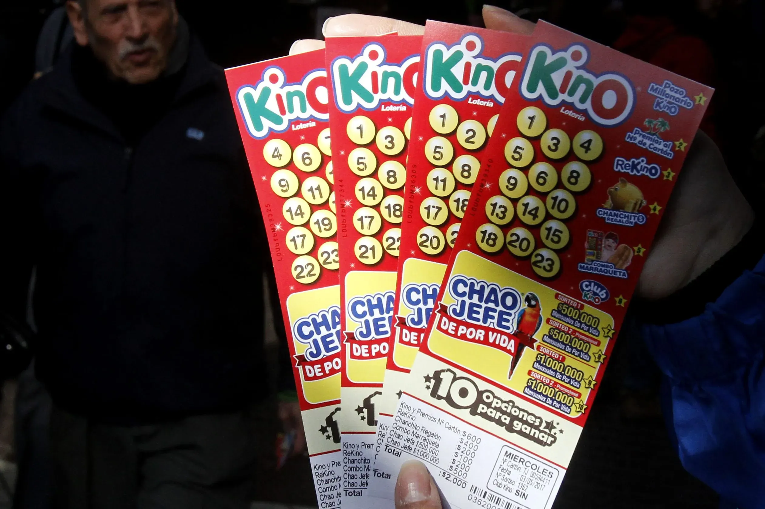 4.250 millones de pesos son el monto a repartir esta jornada de viernes en Lotería y Kino (Foto: ATON).