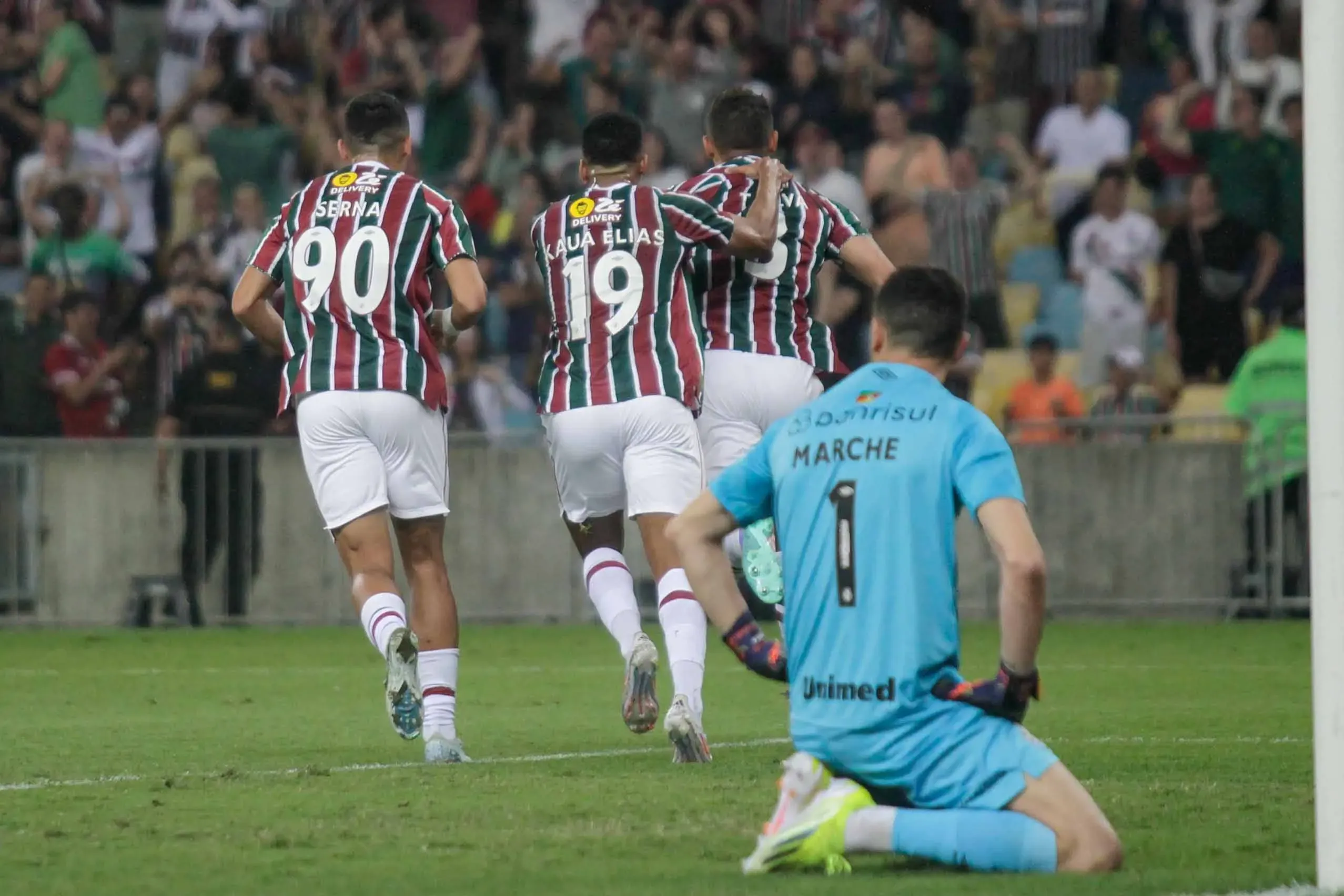 Fluminense x Grêmio pelas oitavas de finais da Copa Libertadores 2024. Foto: Marlon de S.