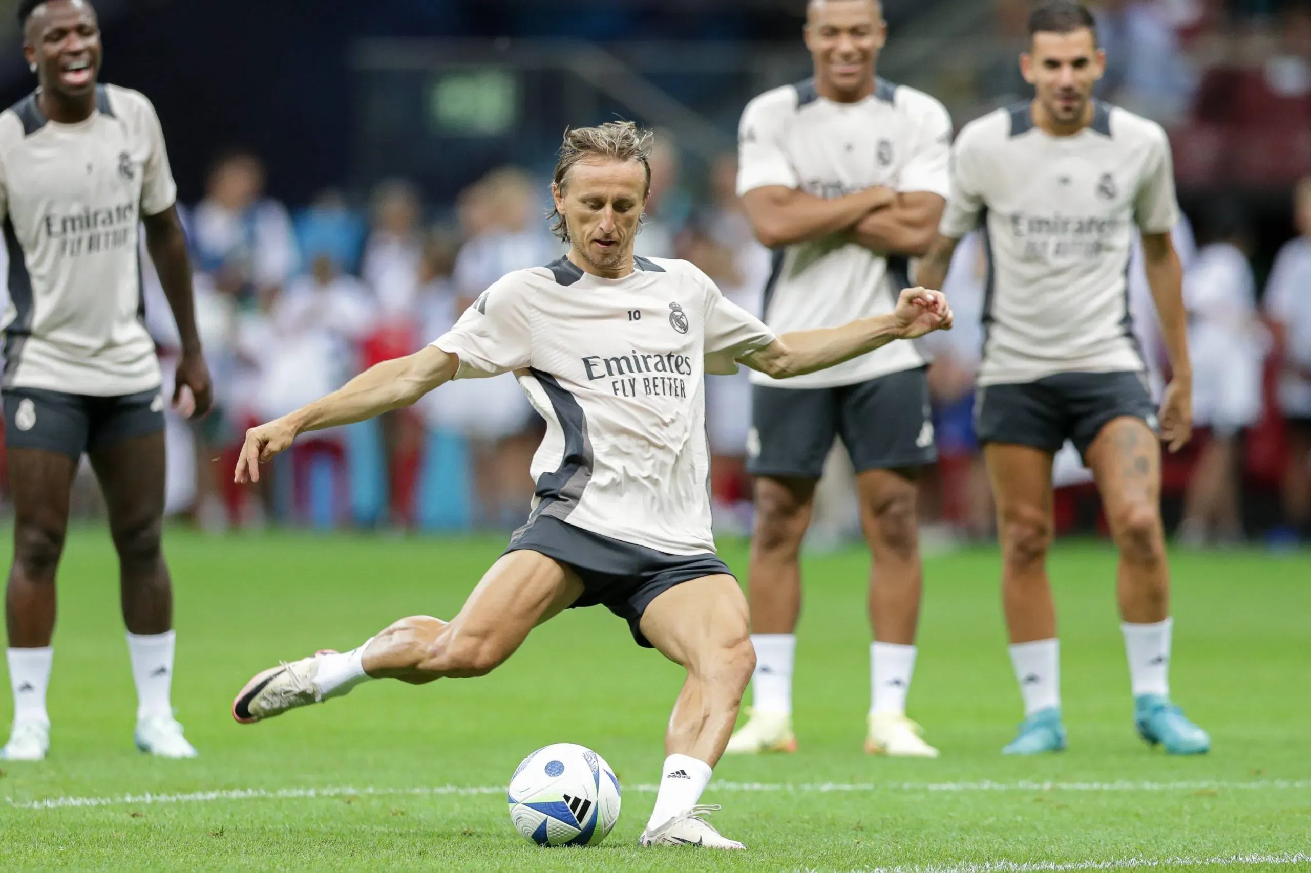 Luka Modric na final da Supercopa Europeia. Foto: IMAGO.