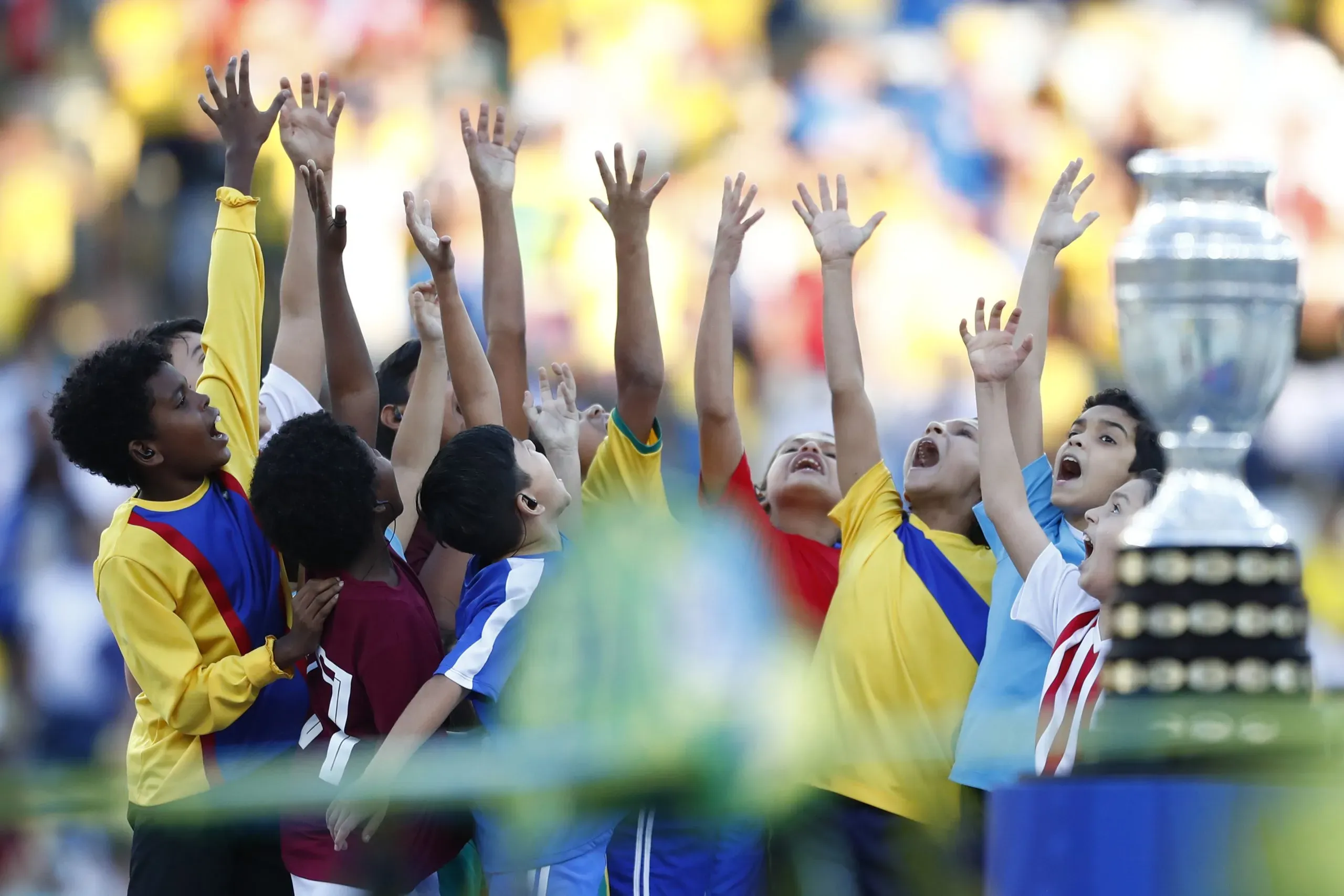 Taça da Copa América. Foto: Lucas Uebel/Getty Images.